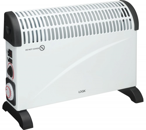 LOGIK L20CHTW18 Portable Hot & Cool Convector Heater - White & Black