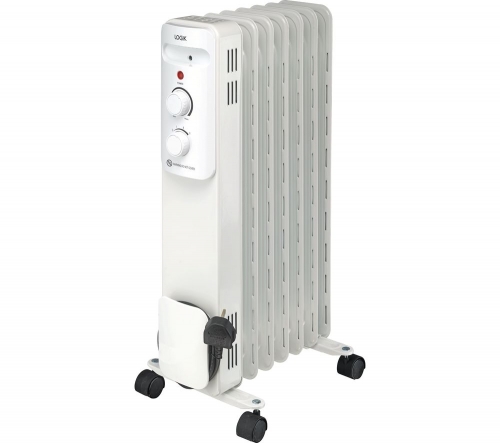 LOGIK L15OFR18 Portable Oil-Filled Radiator - White