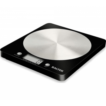 SALTER 1036 BKSSDR Disc Digital Kitchen Scales - Black