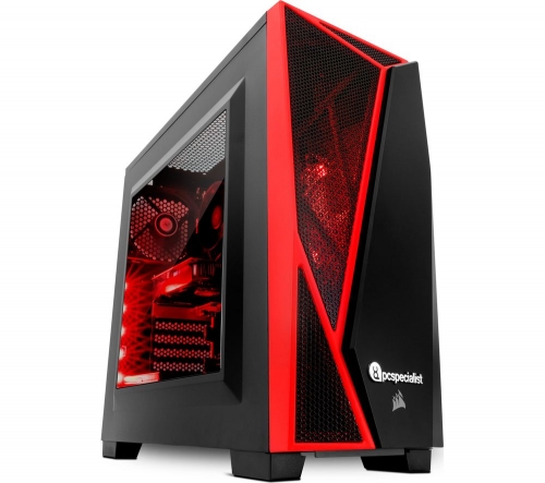 PC SPECIALIST Tornado R3 AMD Ryzen 3 GTX 1050 Gaming PC - 1 TB HDD + LiveSafe Premium 2019 - 1 year for unlimited devices + Office 365 Home - 1 year for 6 users