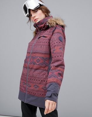 Burton Snowboards Lelah jacket in red