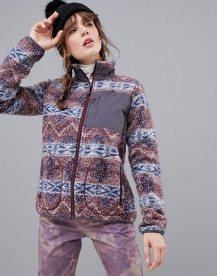 Burton Snowboards Premium Bombay full-zip fleece in purple