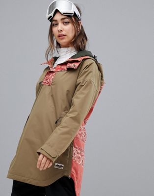 Burton Snowboards Chuteout anorak in green