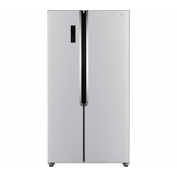 LOGIK LSSBSS18 American-Style Fridge Freezer - Silver