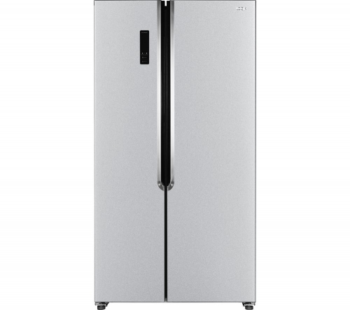 LOGIK LSSBSS18 American-Style Fridge Freezer - Silver