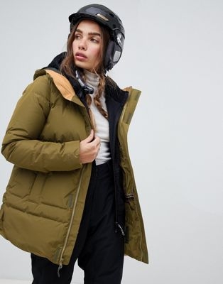 Burton Snowboards Mora Moss down jacket in green