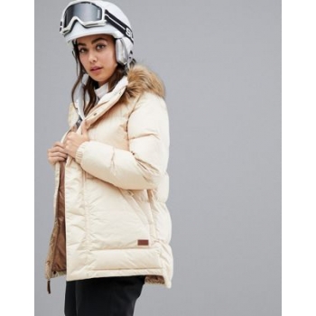 Burton Snowboards Vallah jacket in beige