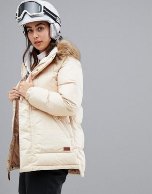 Burton Snowboards Vallah jacket in beige