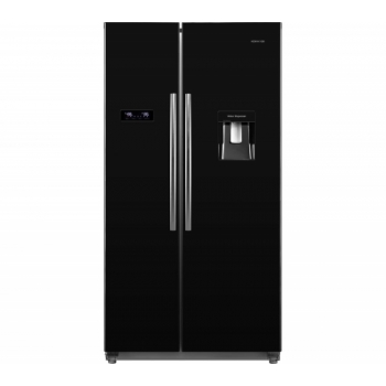 KENWOOD KSBSDB17 American-style Fridge Freezer - Black + SFC01 FridgeCam - White