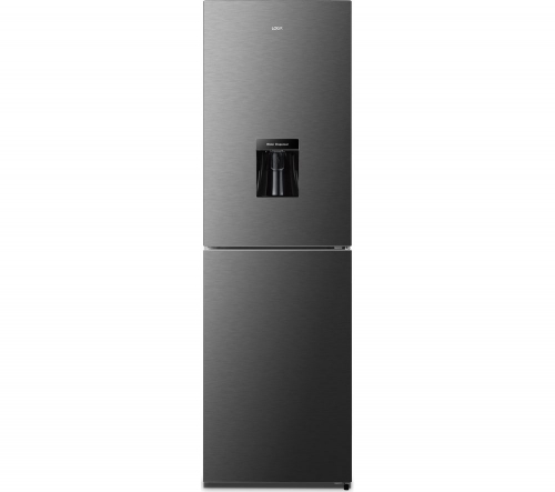 LOGIK LNFD55T18 50/50 Fridge Freezer - Black Steel