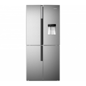 KENWOOD KSBS4DX17 50/50 Fridge Freezer - Inox + SFC01 FridgeCam - White