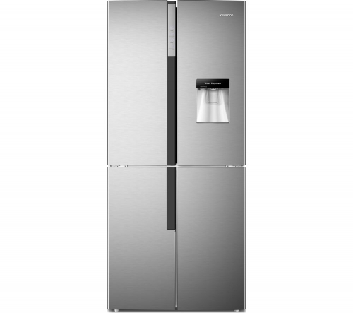 KENWOOD KSBS4DX17 50/50 Fridge Freezer - Inox + SFC01 FridgeCam - White