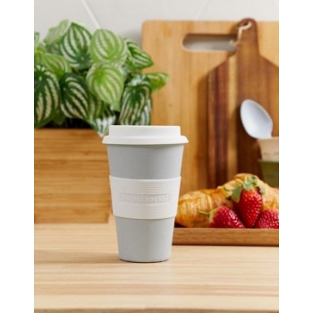 Zuperzozial bamboo biodegradable hot drink travel cup 400ml