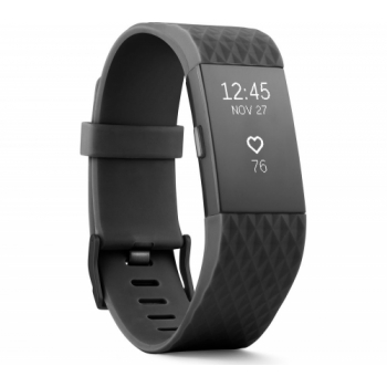 FITBIT Charge 2 - Gunmetal, Large