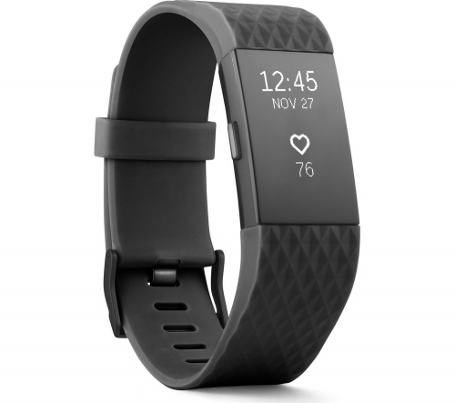 FITBIT Charge 2 - Gunmetal, Large