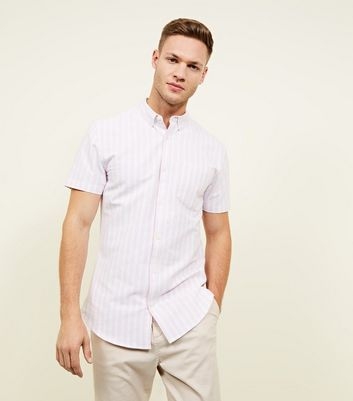 Pink and White Stripe Shirt