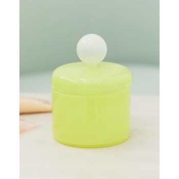 Monki glass pot in yellow