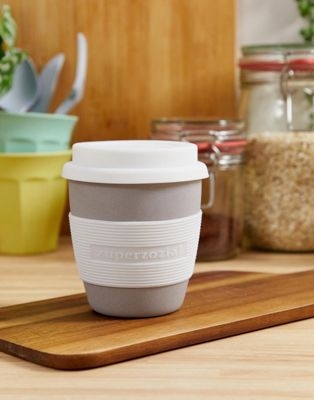 Zuperzozial bamboo biodegradable hot drink travel cup