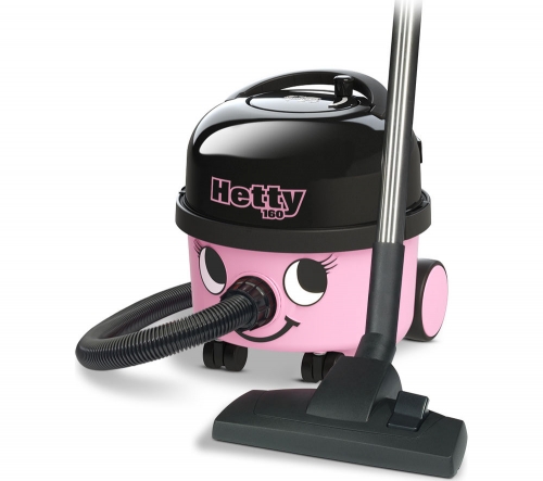 NUMATIC Hetty HET.160-11 Cylinder Vacuum Cleaner – Pink