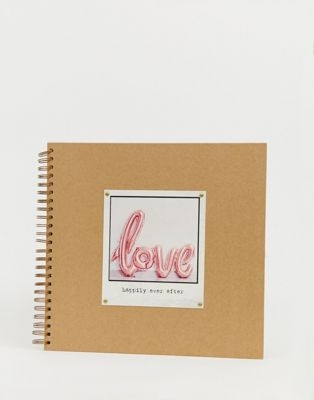 Paperchase kraft love scrapbook