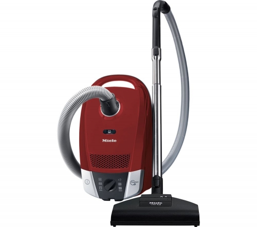 MIELE Compact C2 Cat & Dog PowerLine Cylinder Vacuum Cleaner - Red