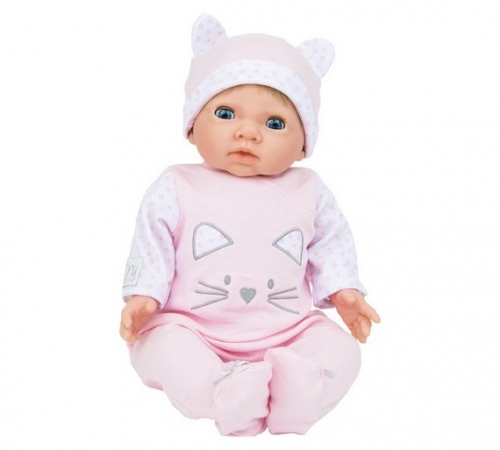 Chad Valley Tiny Treasures Baby Doll with Pink Outfit & Hat