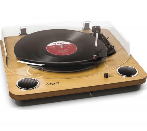 ION Max LP Belt Drive Turntable - Wood