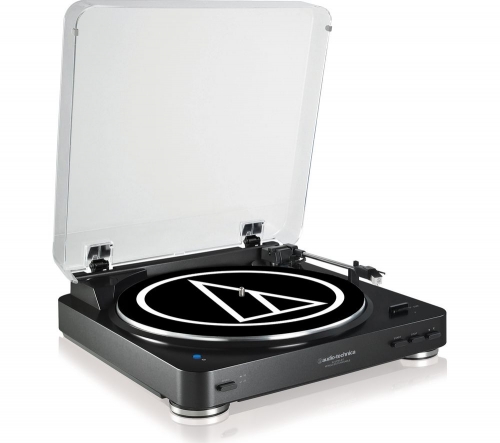 AUDIO TECHNICA AT-LP60BT Belt Drive Bluetooth Turntable - Black