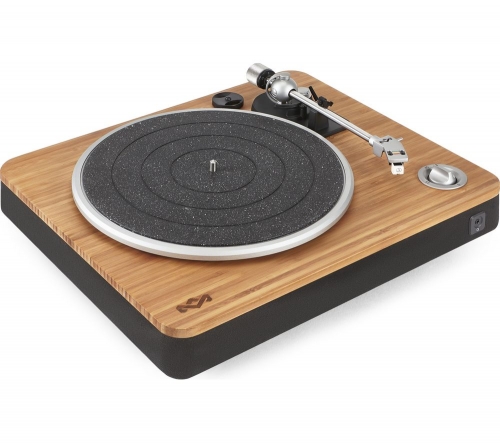 HOUSE OF MARLEY Stir It Up Belt Drive Turntable - Bamboo & Black