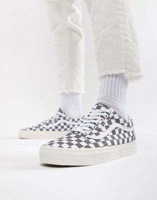 Vans Old Skool checkerboard trainers in grey VN0A38G1U531