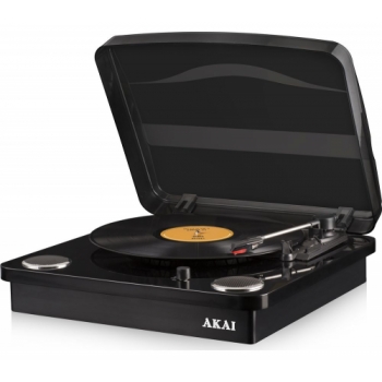 AKAI Classic A60020B Bluetooth Turntable - Black