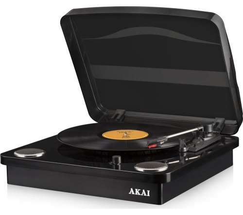 AKAI Classic A60020B Bluetooth Turntable - Black