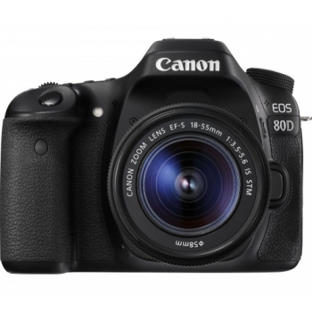 CANON EOS 80D DSLR Camera with 18-55 mm f/3.5-5.6 Lens + EF 50 mm f/1.8 STM Standard Prime Lens