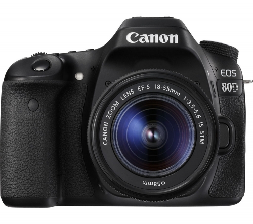 CANON EOS 80D DSLR Camera with 18-55 mm f/3.5-5.6 Lens + EF 50 mm f/1.8 STM Standard Prime Lens