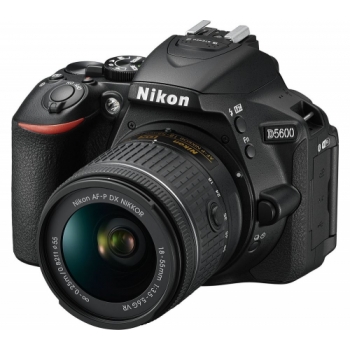 NIKON D5600 DSLR Camera with DX 18-55 mm f/3.5-5.6G VR Lens + Ultra Plus Class 10 SDXC Memory Card - 64 GB