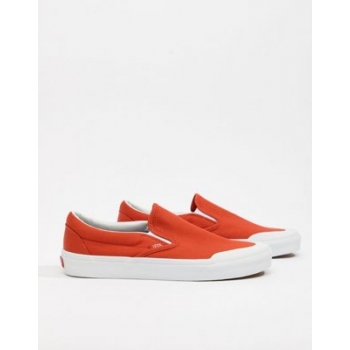 Vans Classic Slip-On 138 Plimsolls In Orange VA3TKBU7W