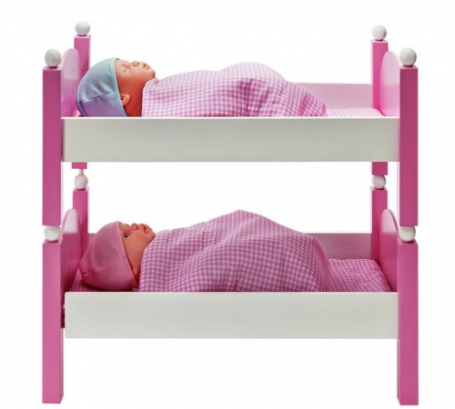 Chad Valley Babies to Love Wooden Doll's Bunkbed Set