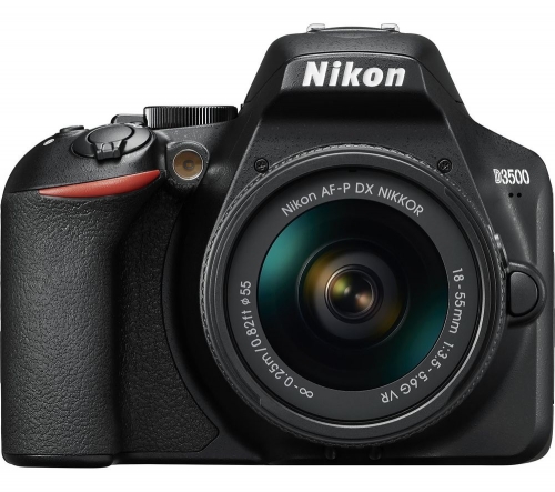 NIKON D3500 DSLR Camera with AF-P DX NIKKOR 18-55 mm f/3.5-5.6G VR Lens