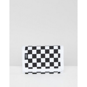 Vans checkerboard wallet in black VN000C32Y281