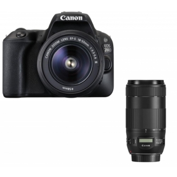 CANON EOS 200D DSLR Camera, EF-S 18-55 mm f/3.5-5.6 III, EF 50 mm f/1.8 STM & EF 70-300 mm F/4-5.6 IS II USM Telephoto Zoom Lens