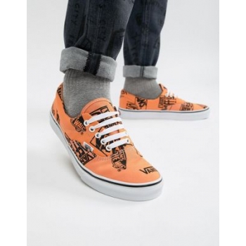 Vans era plimsolls in orange VN0A38FRU8K1