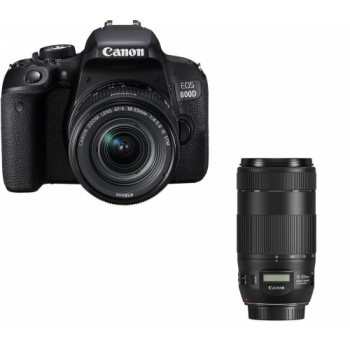 CANON EOS 800D DSLR Camera, EF-S 18-55 mm f/4-5.6 IS STM Lens & EF 70-300 mm F/4-5.6 IS II USM Telephoto Zoom Lens Bundle