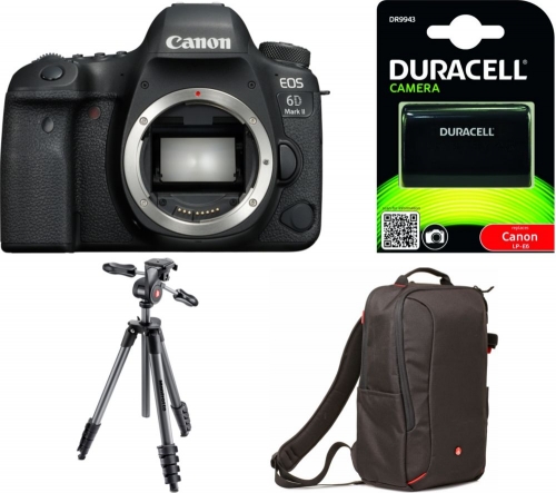 CANON EOS 6D Mark II DSLR Camera & Accessories Bundle