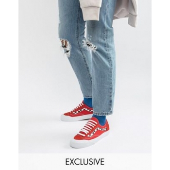 Vans Style 36 trainers in red Exclusive at ASOS