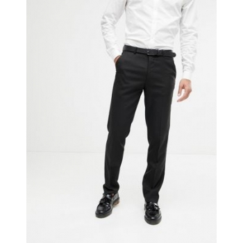 ASOS DESIGN slim suit trousers in black