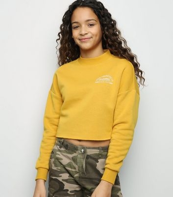 Girls Mustard San Francisco Slogan Sweatshirt