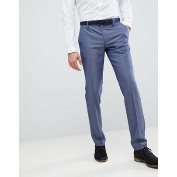 United Colors of Benetton Slim Fit Suit Trousers in Blue