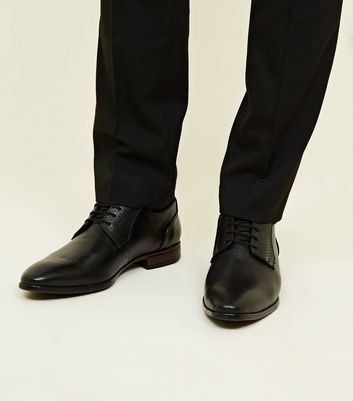 Black Embossed Shoes