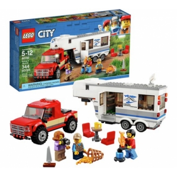 LEGO City Great Vehicles Pickup & Caravan Truck Toy - 60182