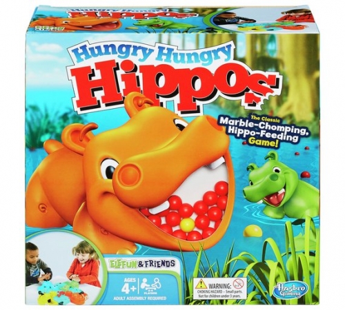 Elefun & Friends Hungry Hungry Hippos Board Game from Hasbro